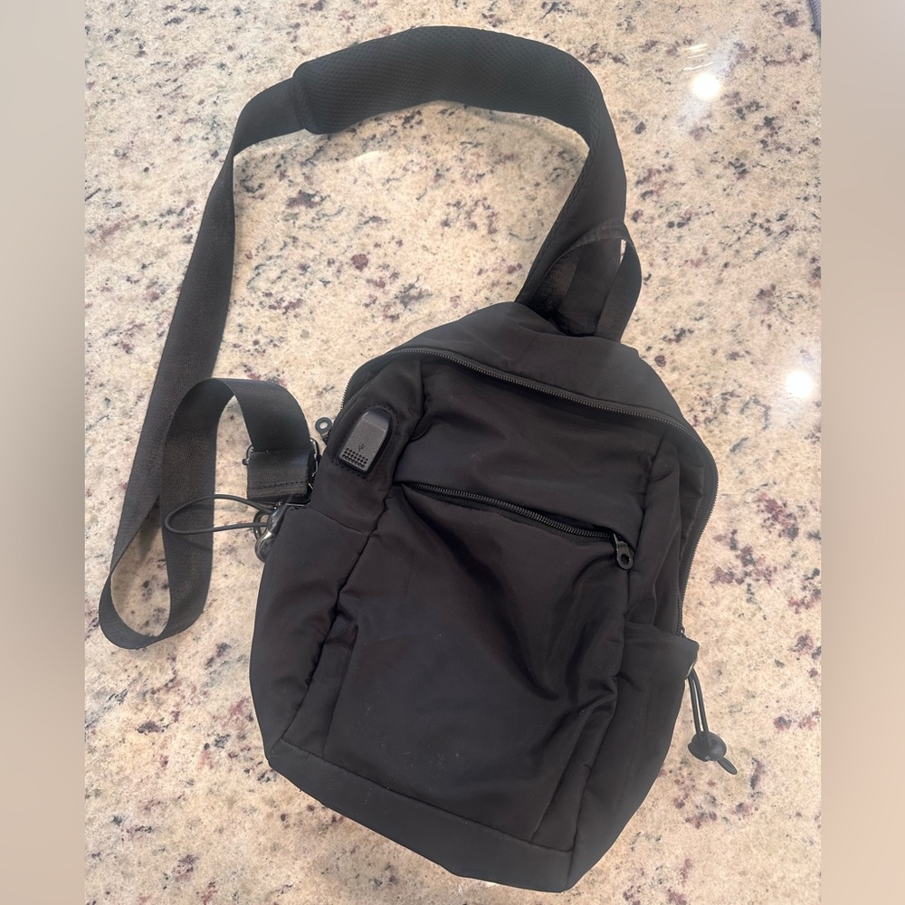 Black Sling Bag